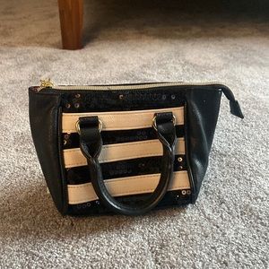 Black and white mini purse/hand bag